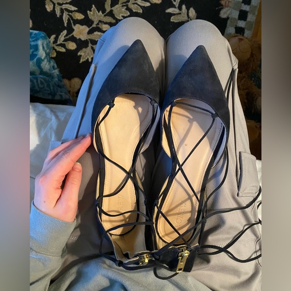 J. Crew lace up strappy pointed flats - 8 - Picture 8 of 8